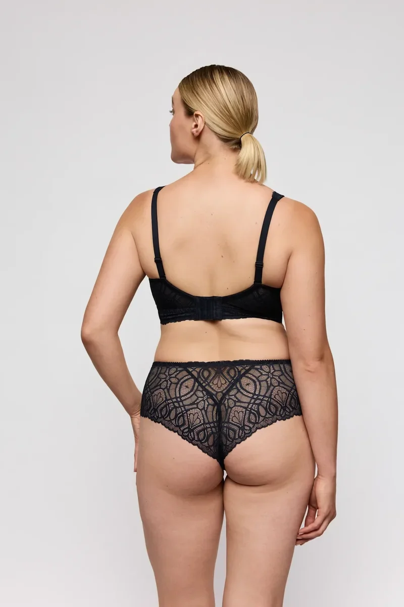 Primadonna - Salerno Luxus-String Mitternachtsblau