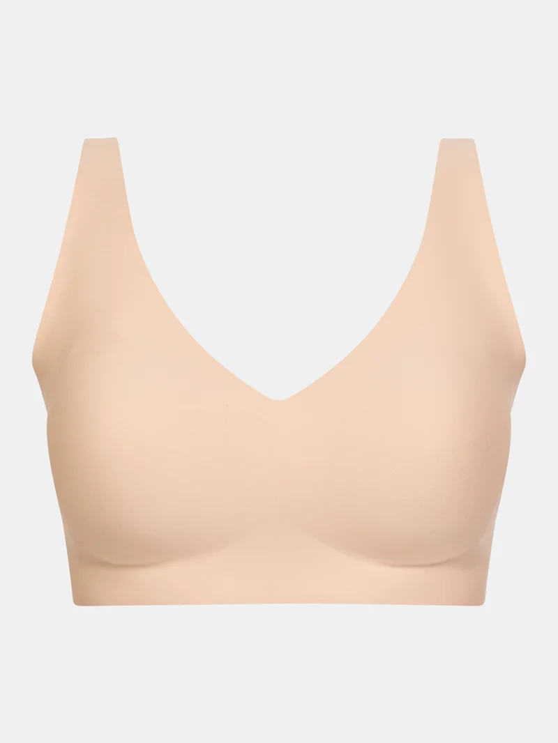 Chantelle - Softstretch Power Plunge Bügelloser BH Golden Beige