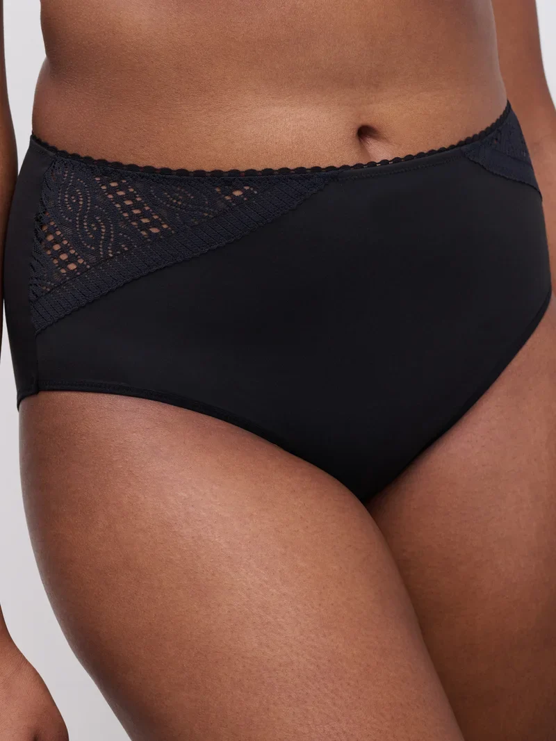 Chantelle - Easy Support High-Waist Support Full Brief Schwarz