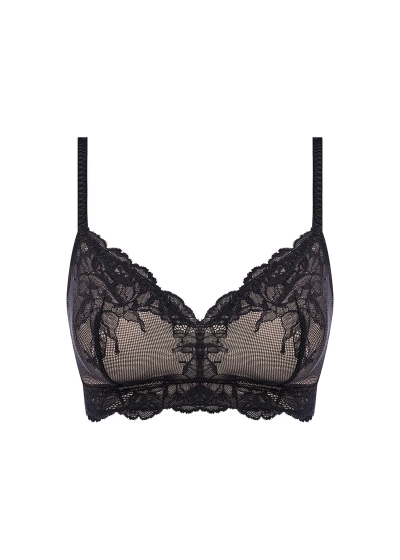 Wacoal – Vivid Attraction bügelloses Bralette in Schwarz