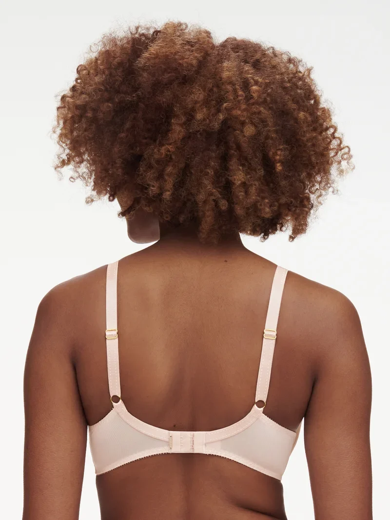 Chantelle – Rive Gauche Halbschalen-T-Shirt-BH, Rosenblüten-Nude