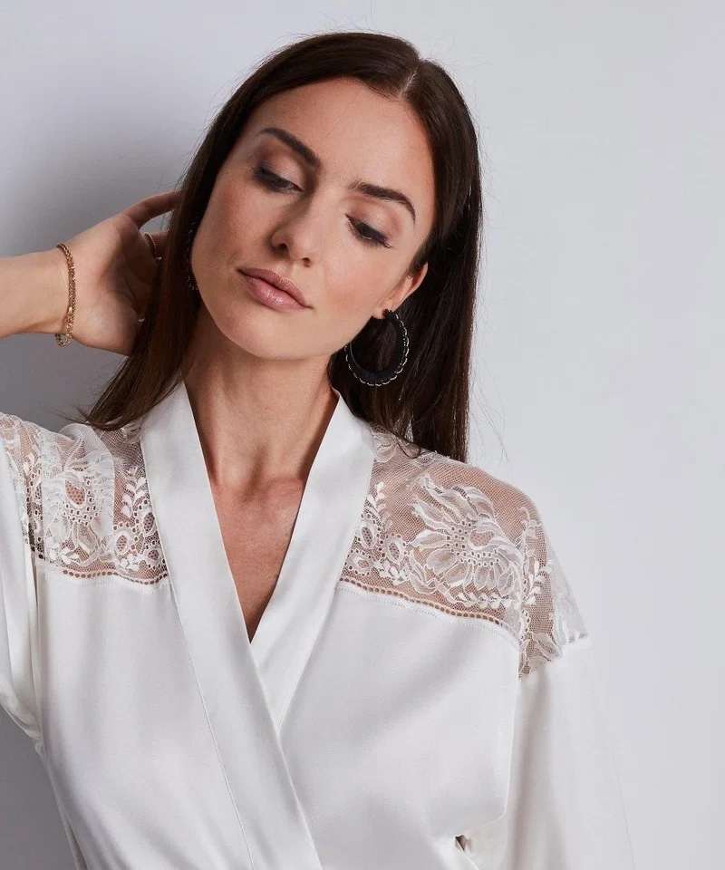Aubade - Midnight Whisper Kimono Opale