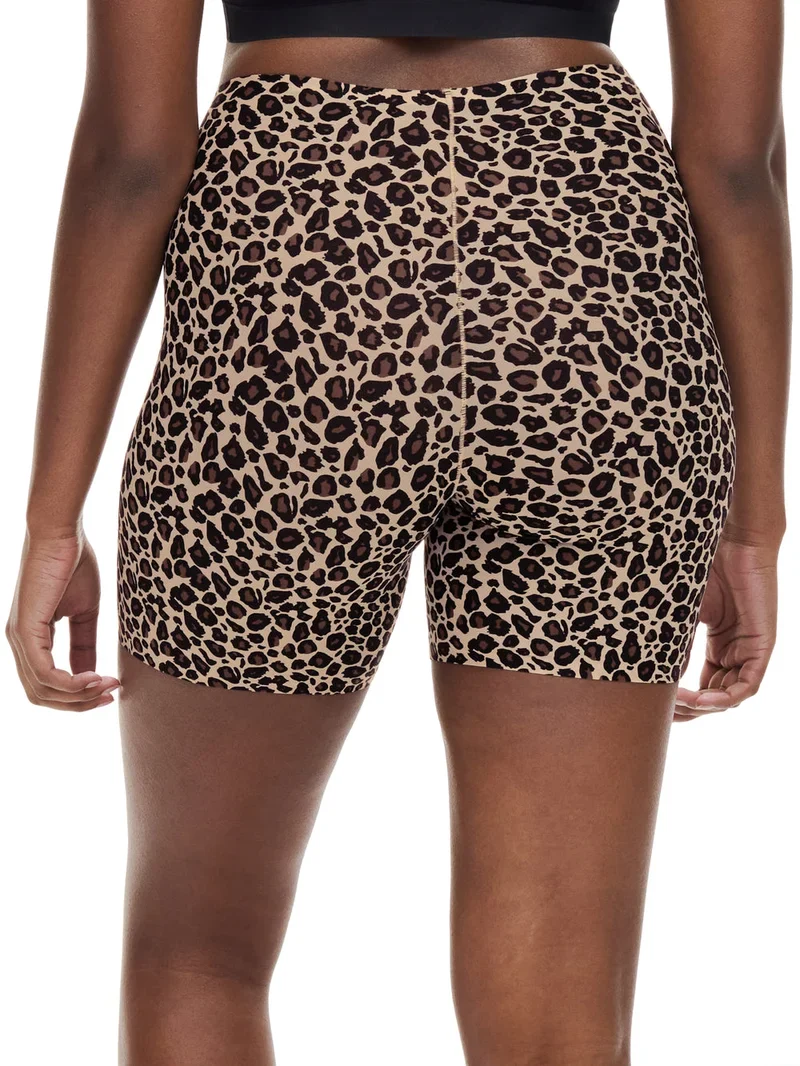 Chantelle - Softstretch-Shorts mit hoher Taille und mittlerem Oberschenkelbereich / Print Leopardenmuster