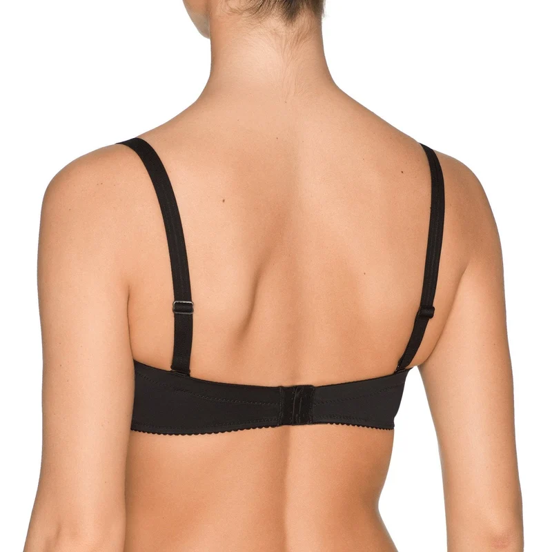 Primadonna - Satin-BH ohne Träger, ungepolstert, Schwarz