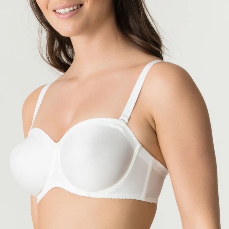 Primadonna – Satin, trägerlos, nicht gepolstert, Natur