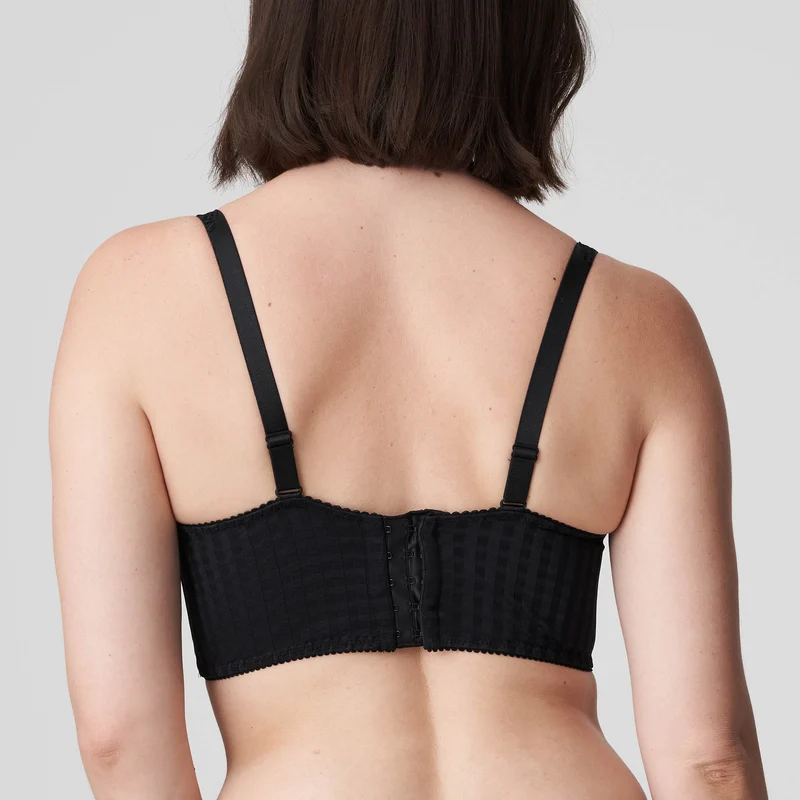Primadonna - Madison Plunge BH Longline Schwarz