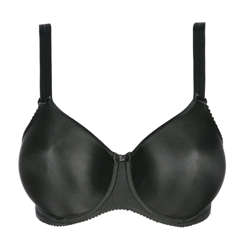 Primadonna - Nahtloser Satin-BH ohne Polsterung, Schwarz