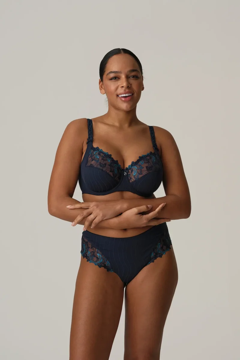Primadonna - Deauville Luxus String Samt Blau