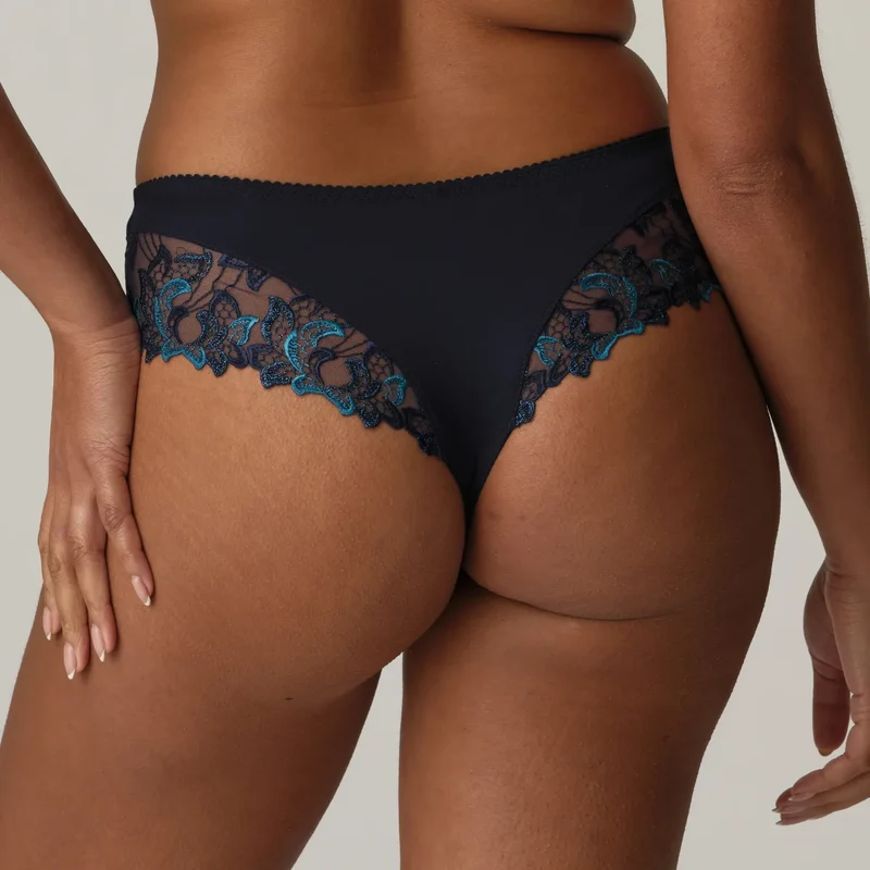 Primadonna - Deauville Luxus String Samt Blau
