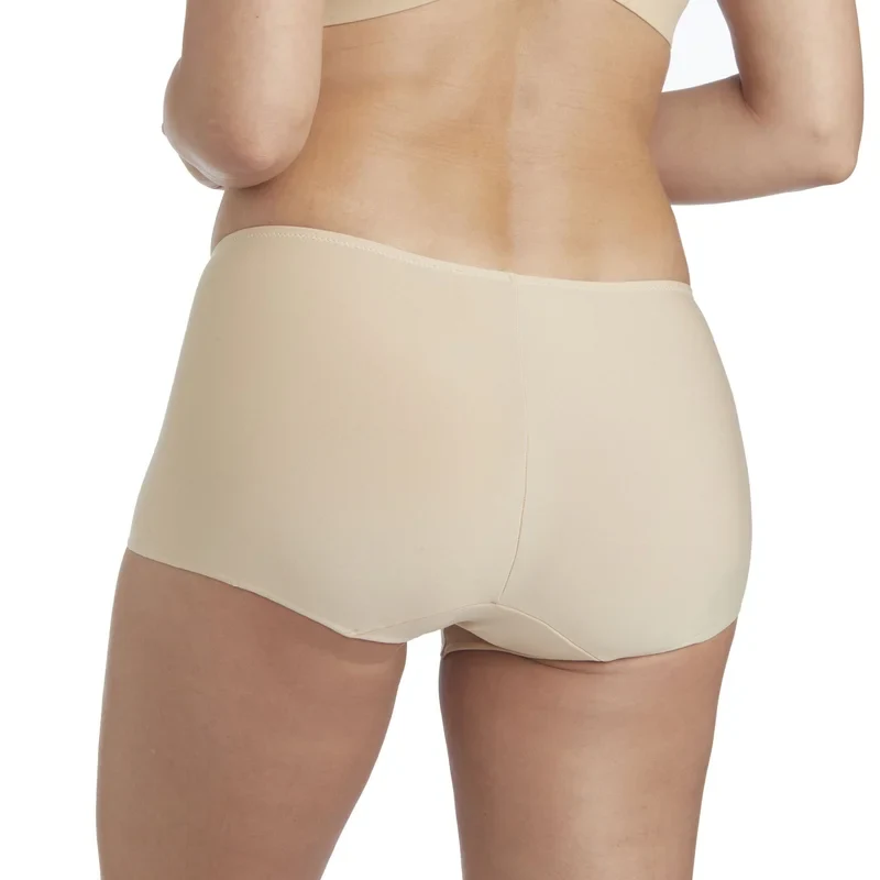 Naomi & Nicole Shapewear - No Show No Lines Micro-Boyshort Warmes Beige