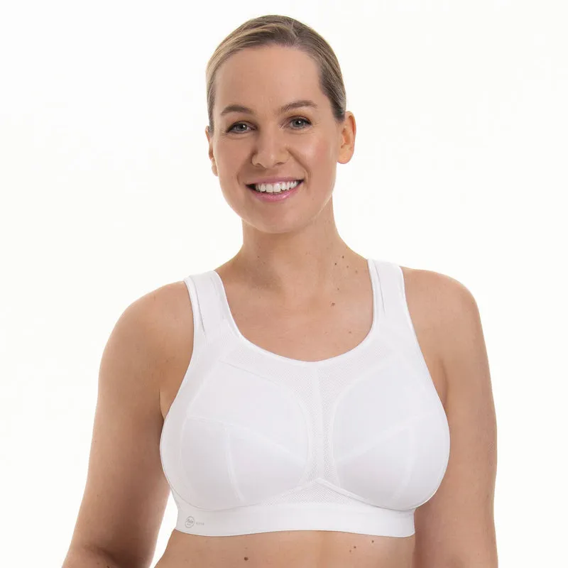 Anita Active – Extreme Control Plus Sport-BH, volle Körbchen, Weiß