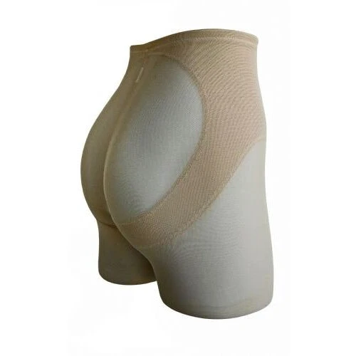 Miraclesuit Shapewear – Sexy, transparente Taille, hinten anhebend, für Jungen, kurz, warm, Beige