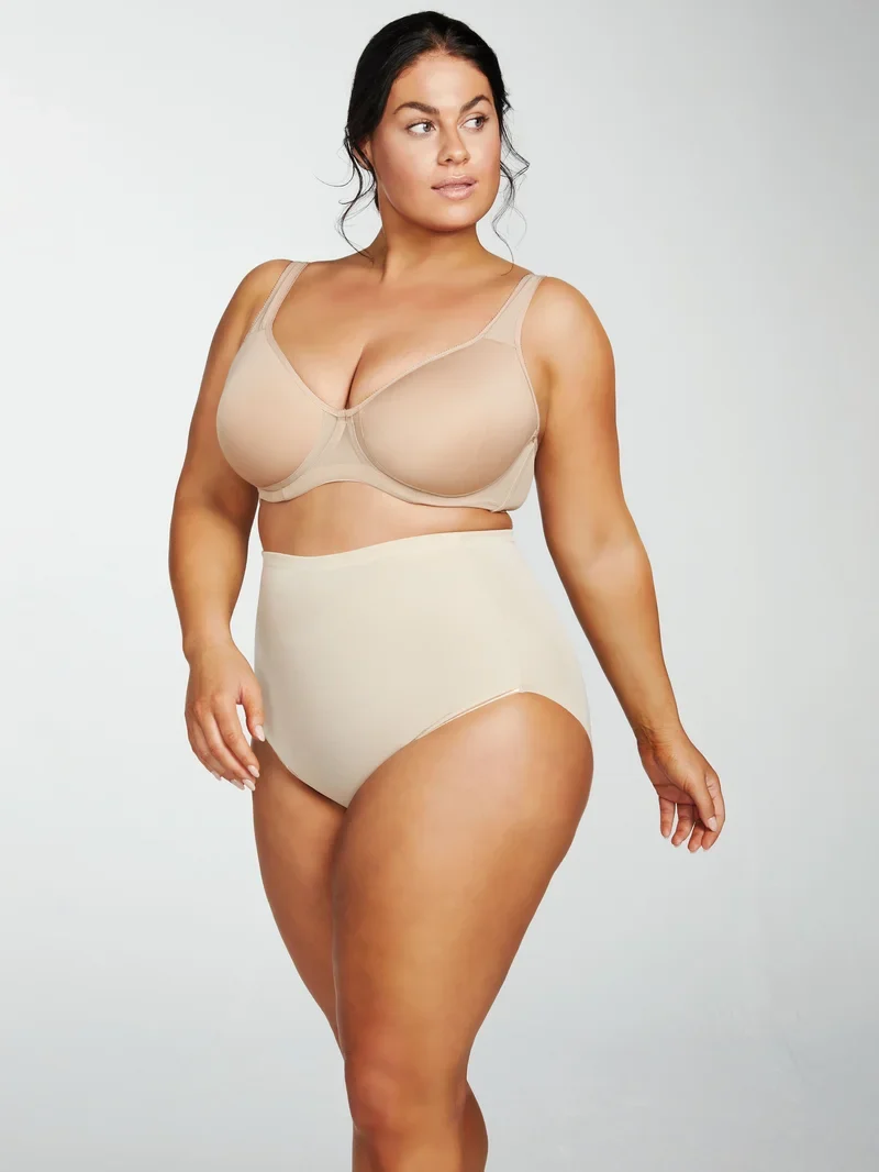 Naomi & Nicole Shapewear - Unglaublich bequemer Taillenslip Warmes Beige