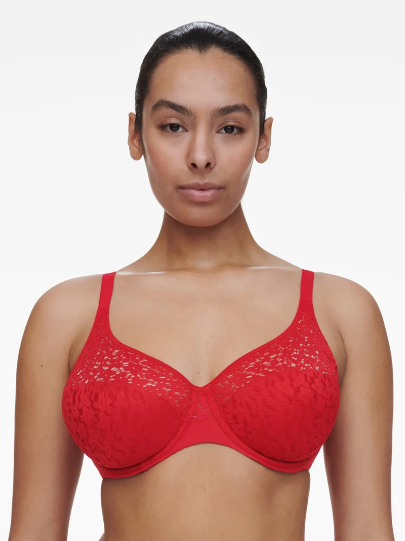 Chantelle EasyFeel - Norah Bedeckender, gemoldeter BH, Mohnrot