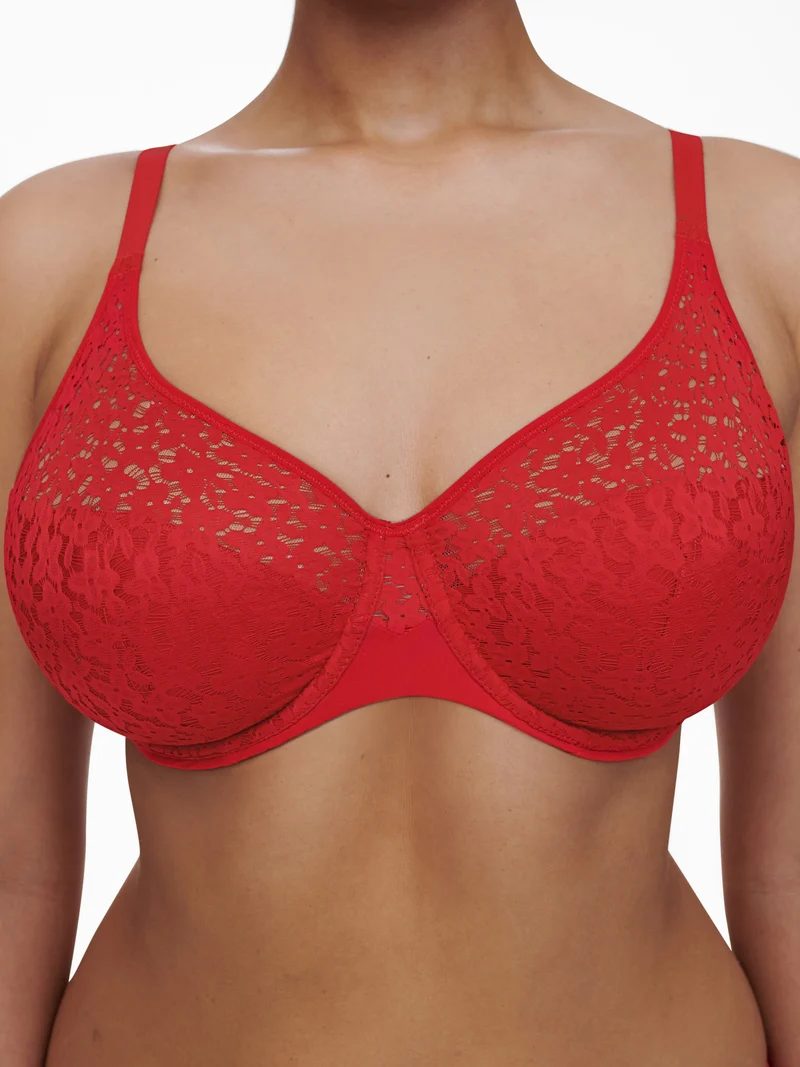 Chantelle EasyFeel - Norah Bedeckender, gemoldeter BH, Mohnrot
