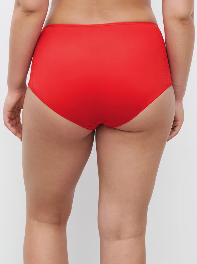 Chantelle EasyFeel - Norah High-Waist Full Brief Mohnrot