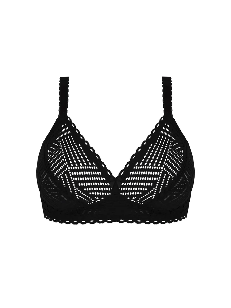 Antigel von Lise Charmel – Tressage Graphic bügelloser Triangel-Stütz-BH Tressage Noir