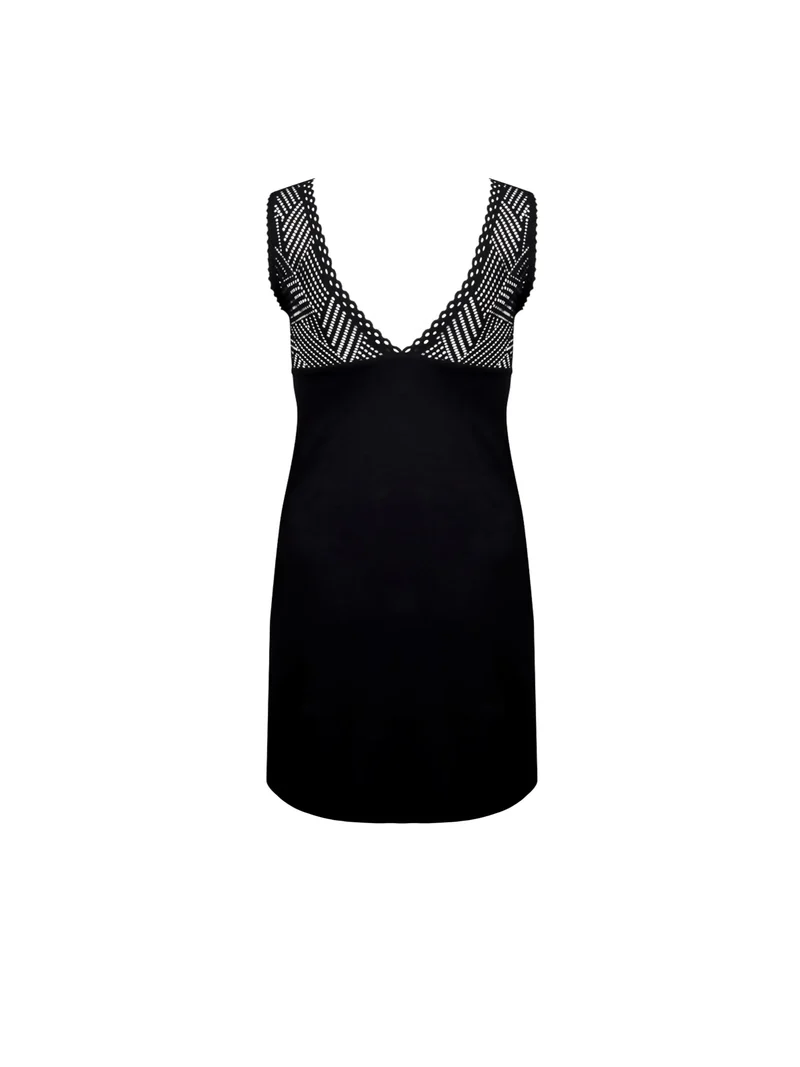 Antigel von Lise Charmel – Tressage Graphic Nachtkleid Tressage Noir