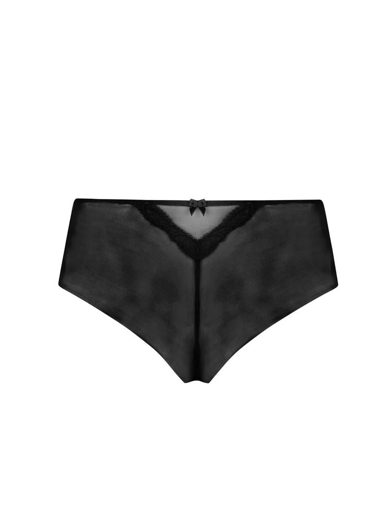 Lise Charmel – Splendeur Soie Boyshort Noir