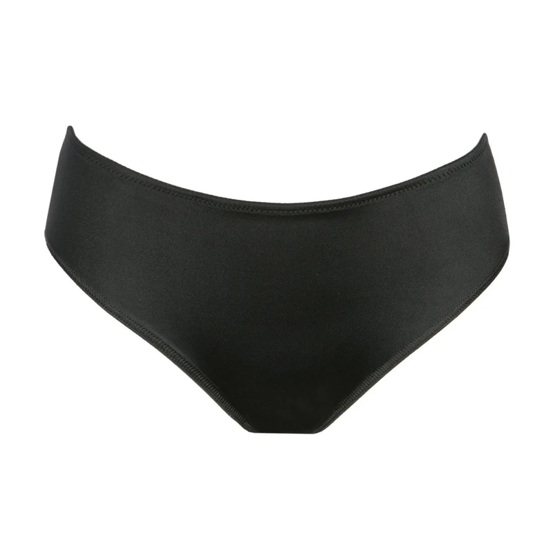Primadonna - Satin-Vollslip Schwarz