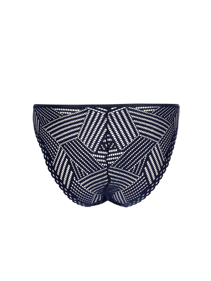 Antigel By Lise Charmel - Tressage Graphic Low Waist Brief Tressage Marine