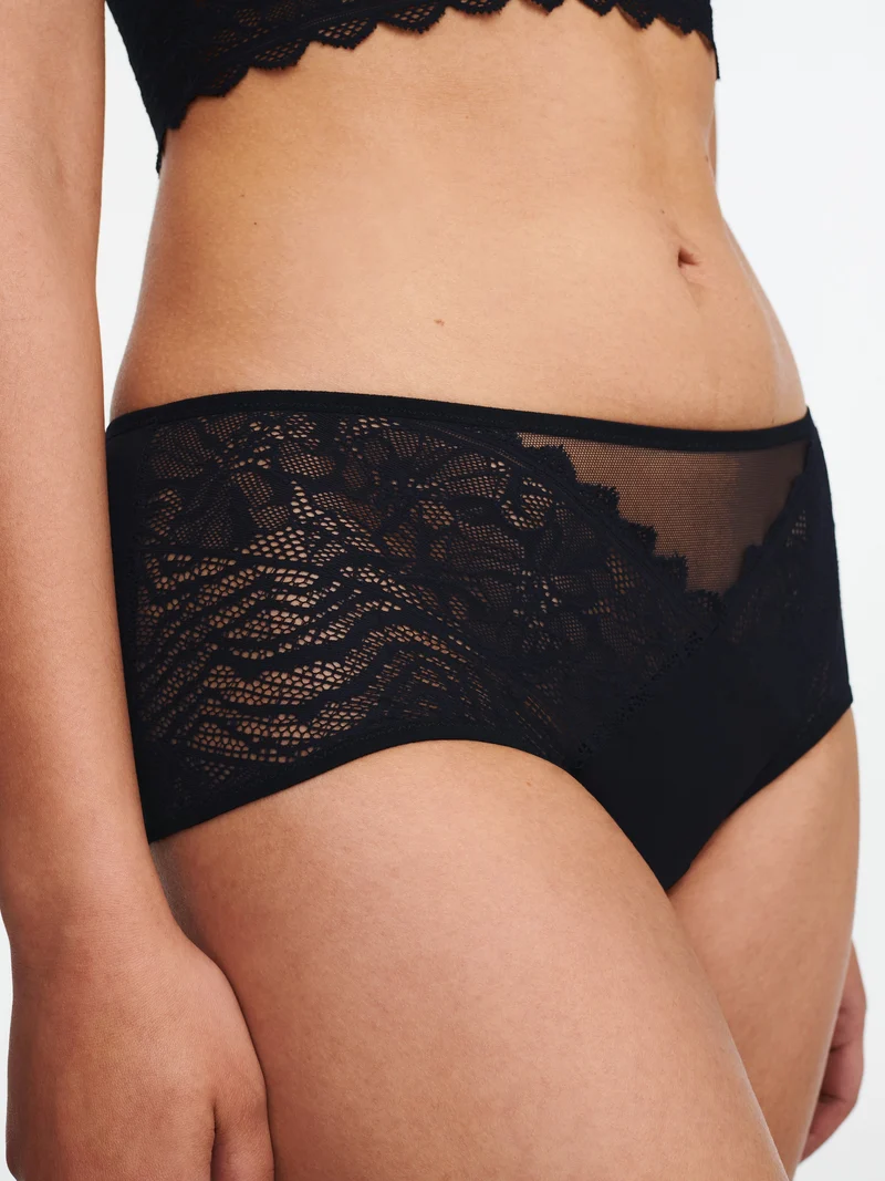 Chantelle Easyfeel - Floral Touch Shorty Schwarz