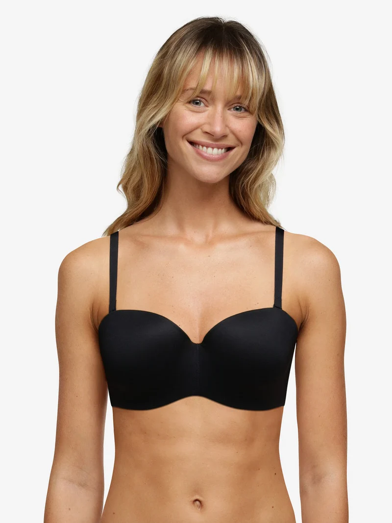 Chantelle Easyfeel - Norah Bandeau-T-Shirt-BH Schwarz
