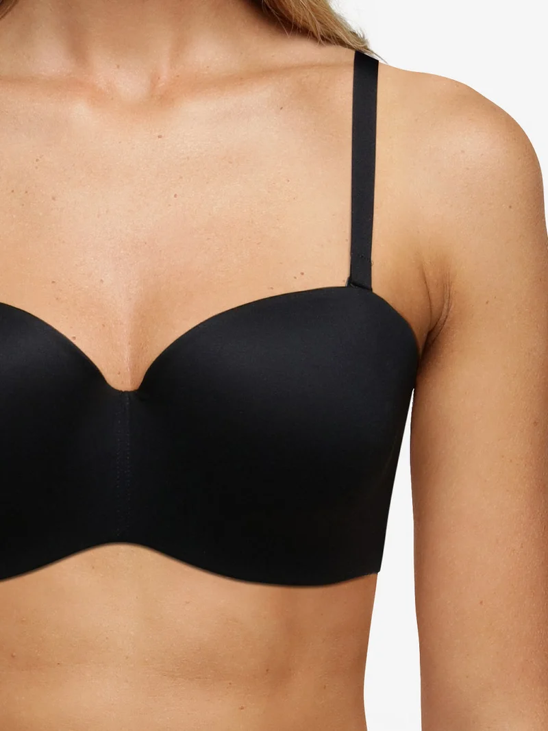Chantelle Easyfeel - Norah Bandeau-T-Shirt-BH Schwarz