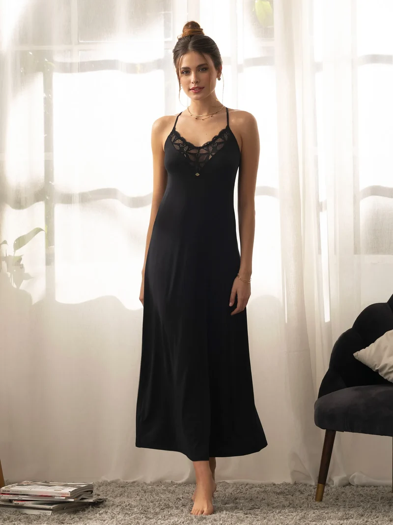 Antigel von Lise Charmel – Stricto Sensuelle Long Nighty Noir