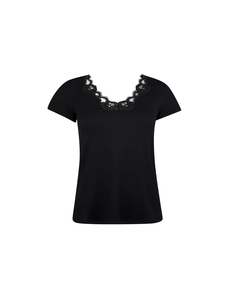 Antigel By Lise Charmel - Simply Perfect Kurzarm-Top Noir