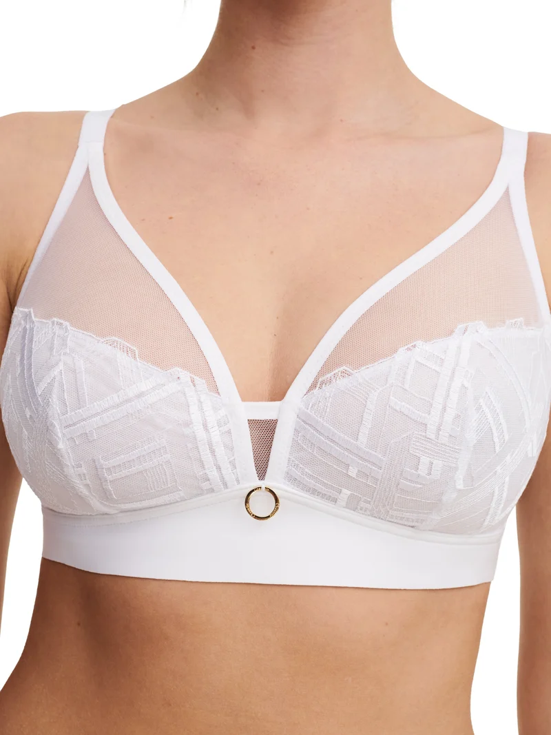Chantelle – Graphic Support Bügelloser Stütz-BH Weiß