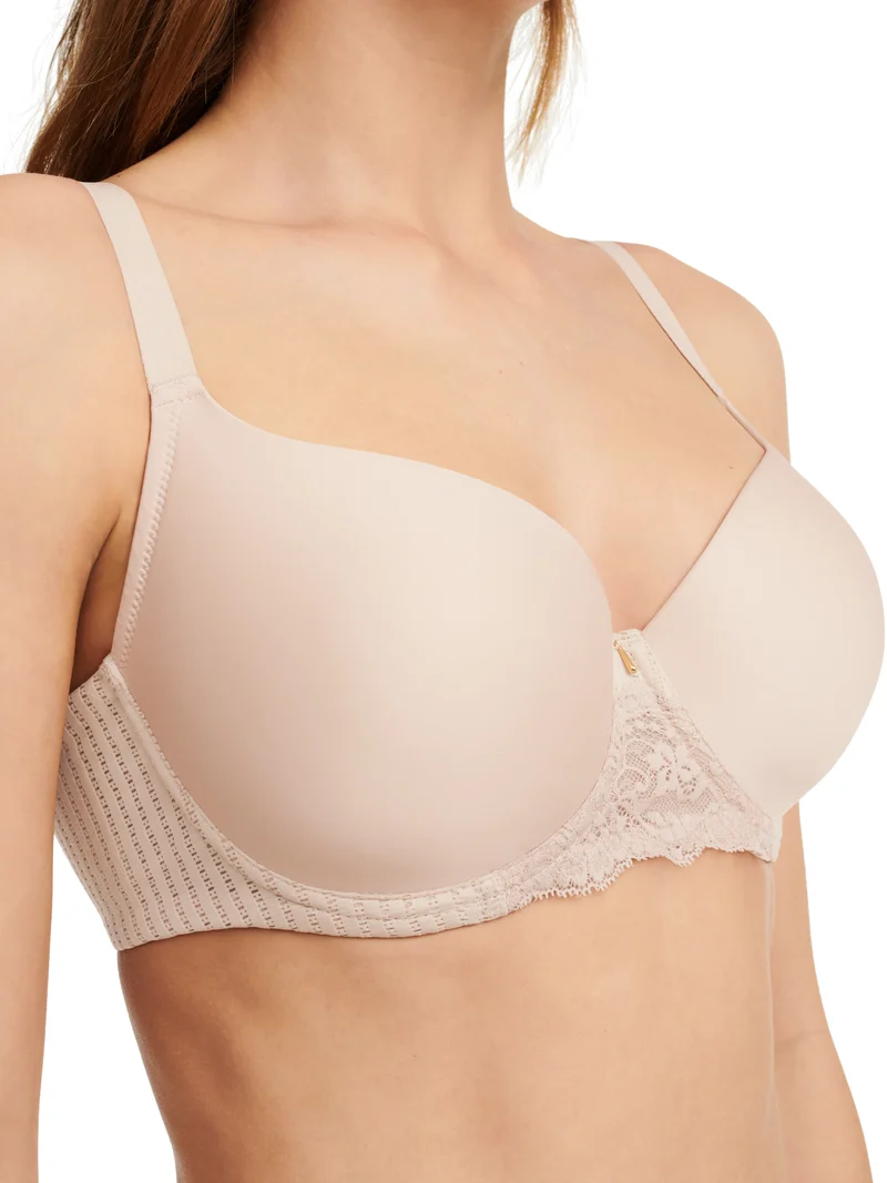 Chantelle Easyfeel - Marilyn bedeckender T-Shirt-BH Golden Beige