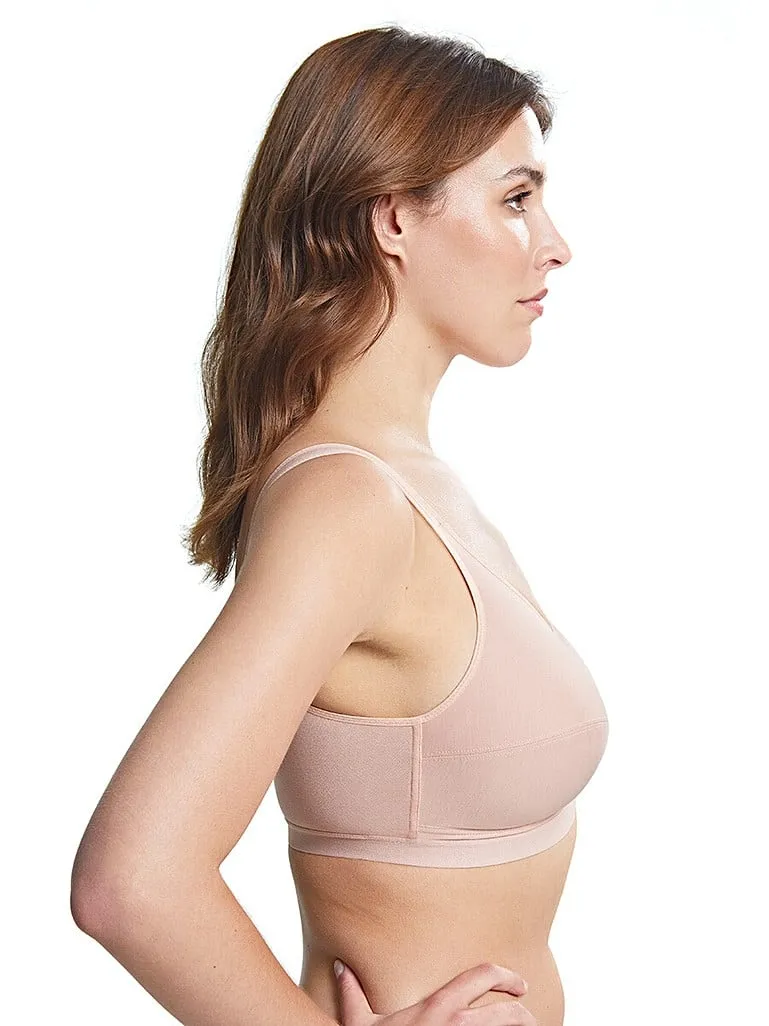 Royce - Comfi Bra Baumwoll-BH mit Frontverschluss, Blush