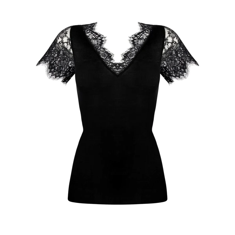 Lise Charmel - Plaisir Caresse Kurzarm-Top Noir