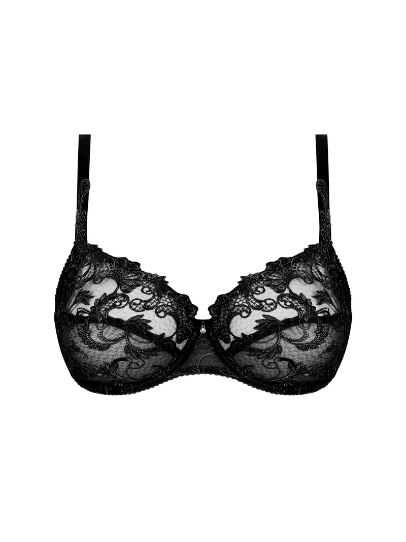 Lise Charmel – Dressing Floral 3-teiliger Vollschalen-BH Noir