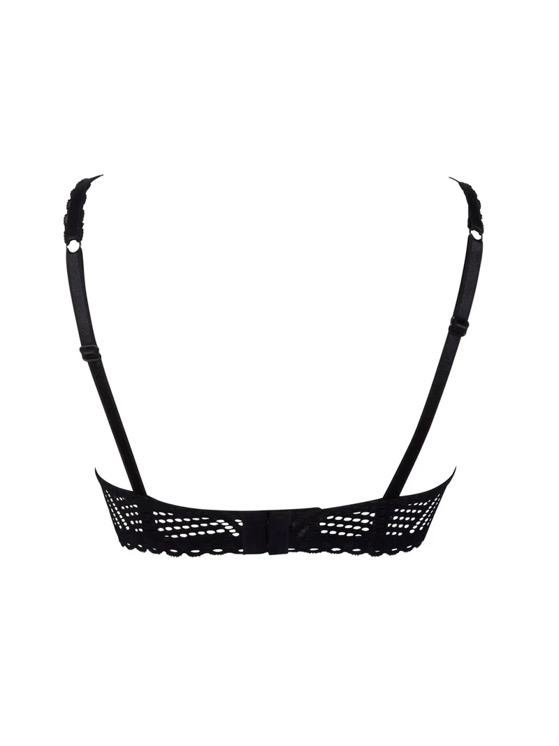 Antigel von Lise Charmel – Tressage Graphic bügelloser Triangel-BH Tressage Noir
