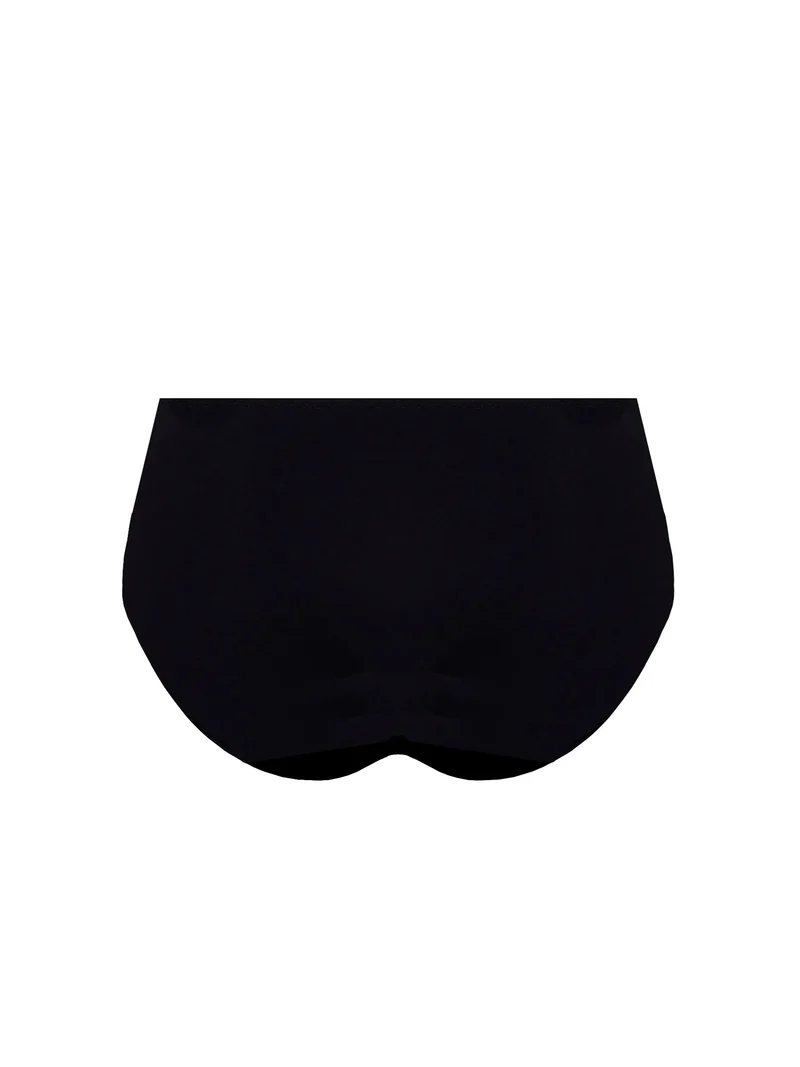 Antigel von Lise Charmel – Tressage Graphic High Waist Brief Tressage Noir