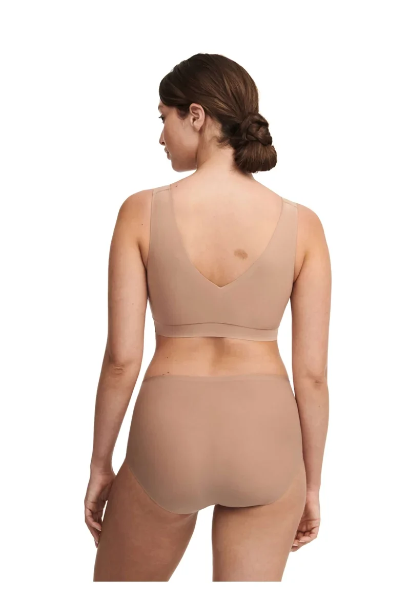 Chantelle – Softstretch gepolstertes Oberteil, Kaffee-Latte