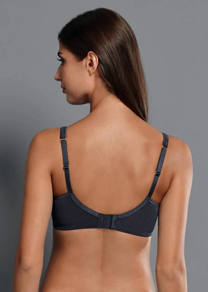 Rosa Faia - Fleur Soft-BH mit gepolsterten Cups Anthrazit