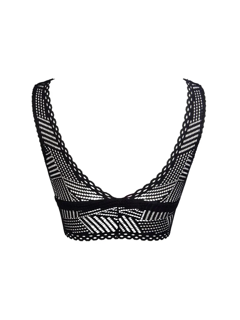 Antigel von Lise Charmel – Tressage Graphic Bralette Tressage Noir