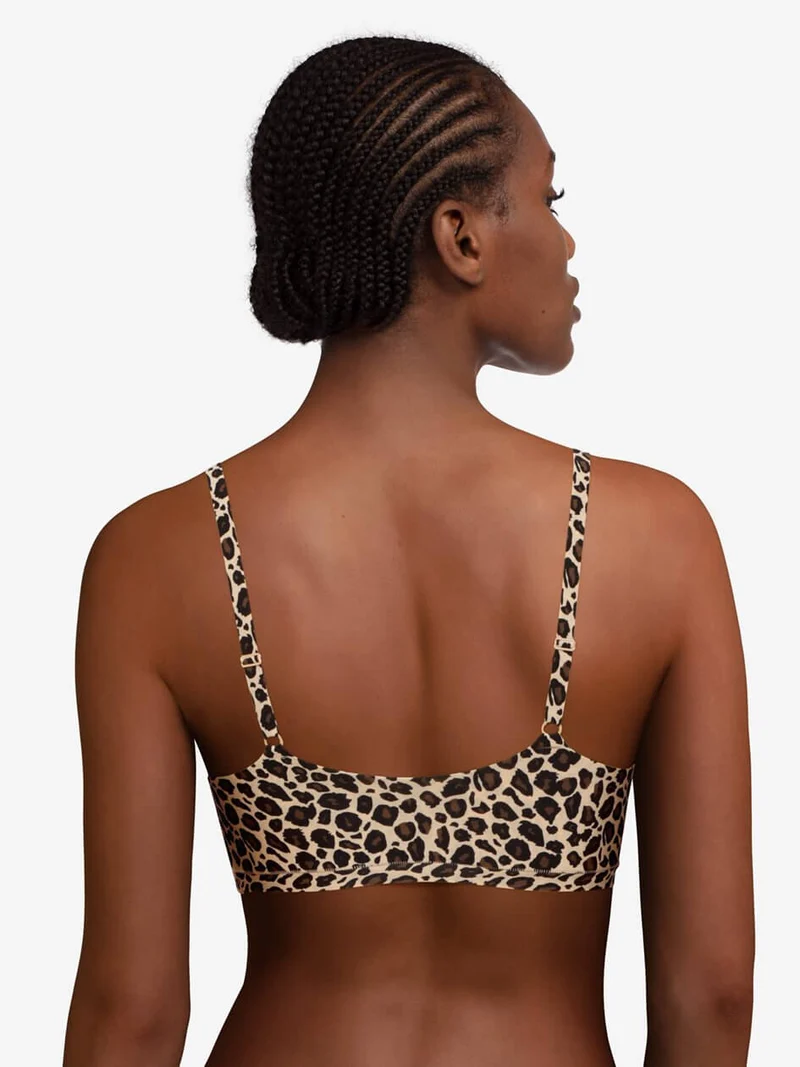 Chantelle – Softstretch gepolstertes Bralette mit Leopardenmuster