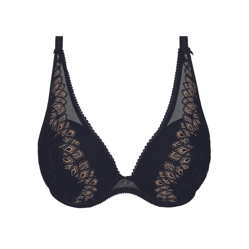 Empreinte - Swan Seamless Padded Low Plunge Schwarz
