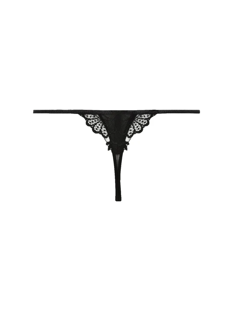 Lise Charmel – Dressing Floral Sexy String Noir