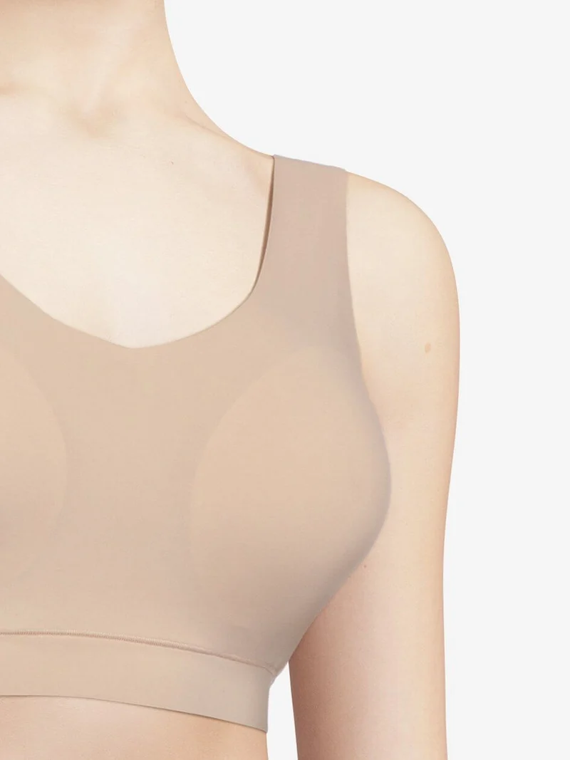 Chantelle - Wattiertes Softstretch-Top in Goldbeige