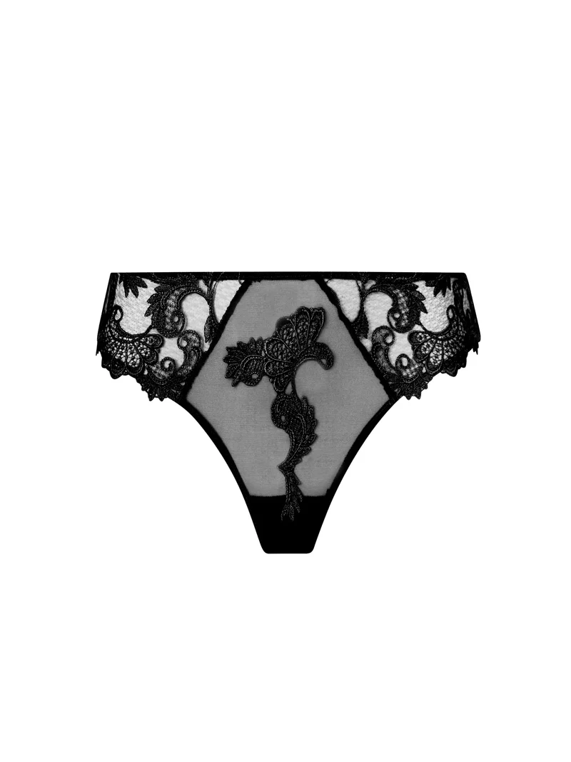 Lise Charmel – Dressing Floral Italian Brief Noir